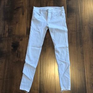 Light blue skinny jeans